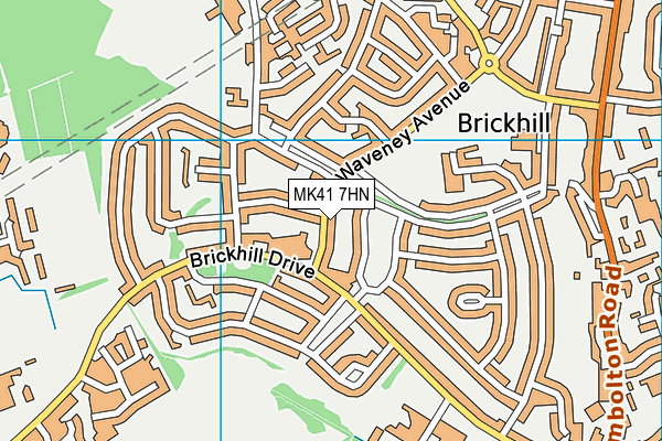 MK41 7HN map - OS VectorMap District (Ordnance Survey) MK41 7HN map - OS VectorMap District (Ordnance Survey)