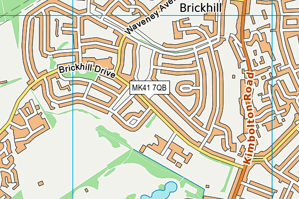 MK41 7QB map - OS VectorMap District (Ordnance Survey) MK41 7QB map - OS VectorMap District (Ordnance Survey)