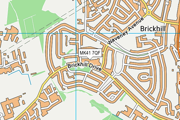 MK41 7QF map - OS VectorMap District (Ordnance Survey) MK41 7QF map - OS VectorMap District (Ordnance Survey)