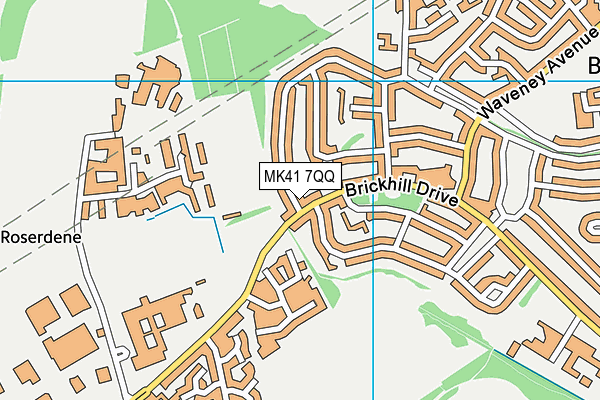 MK41 7QQ map - OS VectorMap District (Ordnance Survey) MK41 7QQ map - OS VectorMap District (Ordnance Survey)