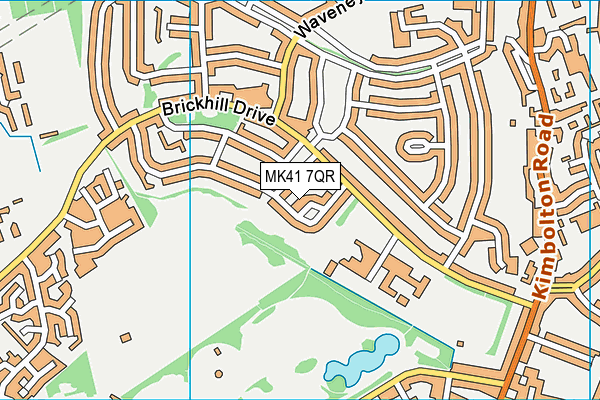 MK41 7QR map - OS VectorMap District (Ordnance Survey) MK41 7QR map - OS VectorMap District (Ordnance Survey)
