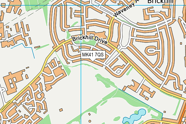 MK41 7QS map - OS VectorMap District (Ordnance Survey) MK41 7QS map - OS VectorMap District (Ordnance Survey)