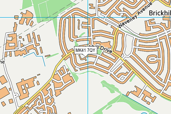 MK41 7QY map - OS VectorMap District (Ordnance Survey) MK41 7QY map - OS VectorMap District (Ordnance Survey)