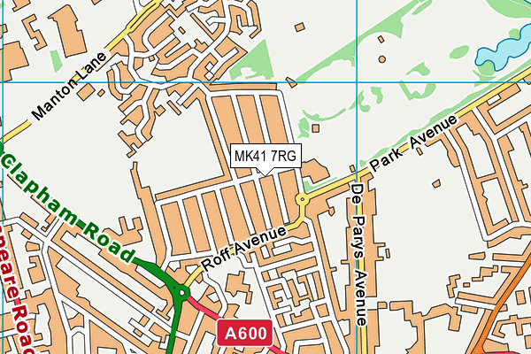 MK41 7RG map - OS VectorMap District (Ordnance Survey) MK41 7RG map - OS VectorMap District (Ordnance Survey)