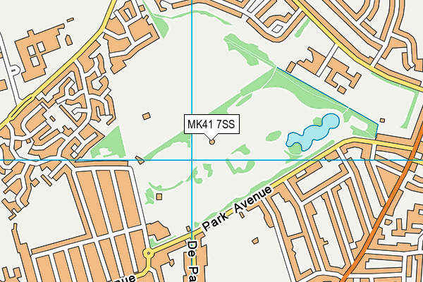 MK41 7SS map - OS VectorMap District (Ordnance Survey) MK41 7SS map - OS VectorMap District (Ordnance Survey)