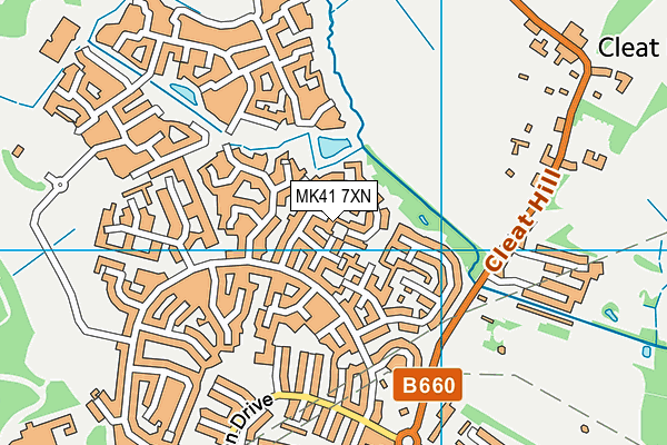 MK41 7XN map - OS VectorMap District (Ordnance Survey) MK41 7XN map - OS VectorMap District (Ordnance Survey)