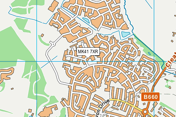 MK41 7XR map - OS VectorMap District (Ordnance Survey) MK41 7XR map - OS VectorMap District (Ordnance Survey)