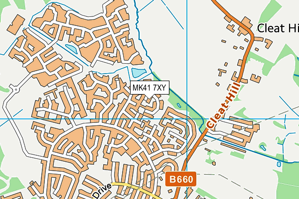 MK41 7XY map - OS VectorMap District (Ordnance Survey) MK41 7XY map - OS VectorMap District (Ordnance Survey)