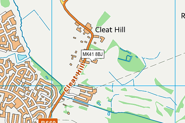 MK41 8BJ map - OS VectorMap District (Ordnance Survey) MK41 8BJ map - OS VectorMap District (Ordnance Survey)