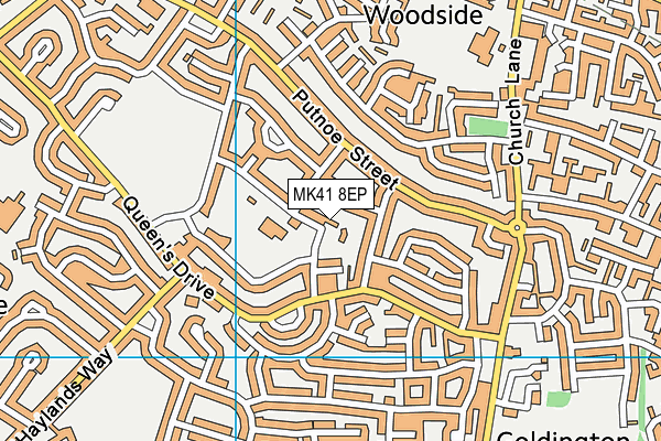 MK41 8EP map - OS VectorMap District (Ordnance Survey) MK41 8EP map - OS VectorMap District (Ordnance Survey)