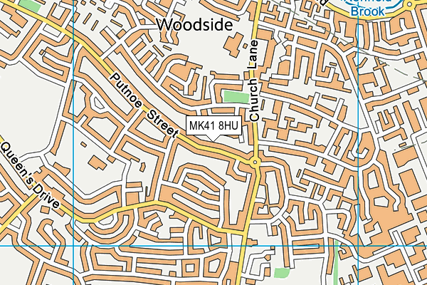 MK41 8HU map - OS VectorMap District (Ordnance Survey) MK41 8HU map - OS VectorMap District (Ordnance Survey)