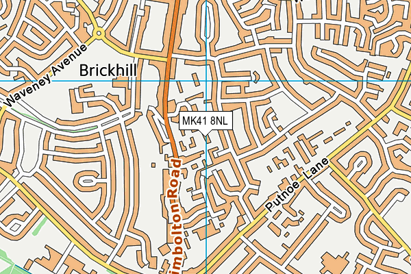 MK41 8NL map - OS VectorMap District (Ordnance Survey) MK41 8NL map - OS VectorMap District (Ordnance Survey)