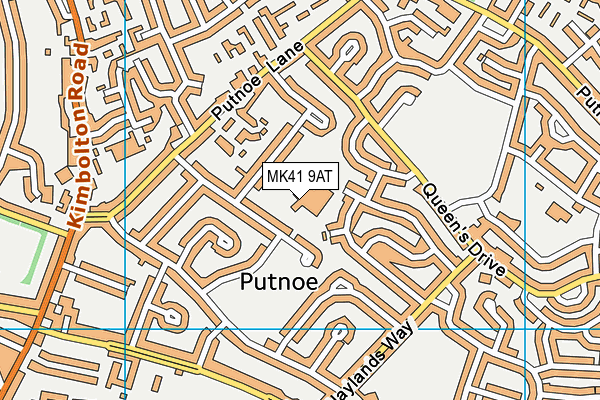 MK41 9AT map - OS VectorMap District (Ordnance Survey) MK41 9AT map - OS VectorMap District (Ordnance Survey)
