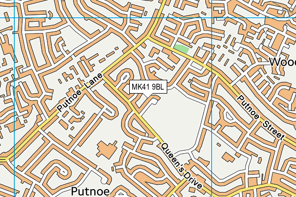 MK41 9BL map - OS VectorMap District (Ordnance Survey) MK41 9BL map - OS VectorMap District (Ordnance Survey)