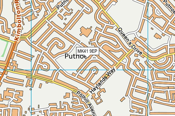 MK41 9EP map - OS VectorMap District (Ordnance Survey) MK41 9EP map - OS VectorMap District (Ordnance Survey)