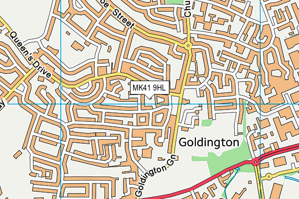 MK41 9HL map - OS VectorMap District (Ordnance Survey) MK41 9HL map - OS VectorMap District (Ordnance Survey)