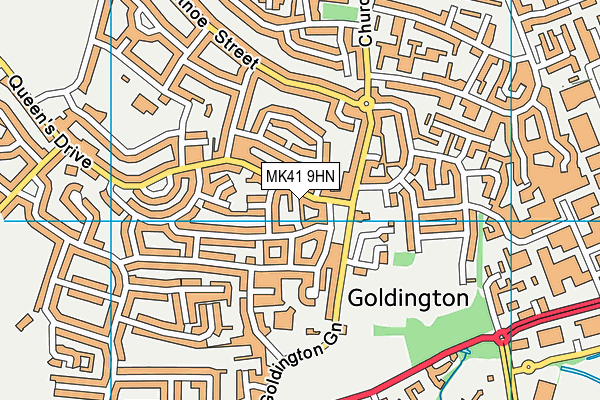 MK41 9HN map - OS VectorMap District (Ordnance Survey) MK41 9HN map - OS VectorMap District (Ordnance Survey)
