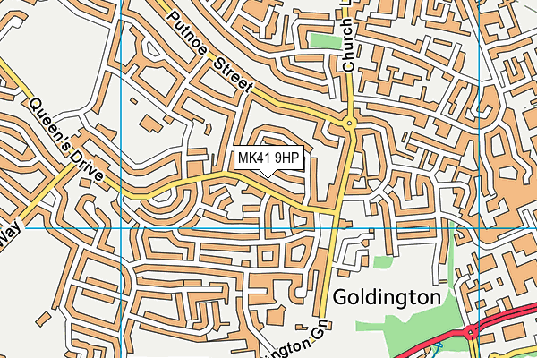 MK41 9HP map - OS VectorMap District (Ordnance Survey) MK41 9HP map - OS VectorMap District (Ordnance Survey)