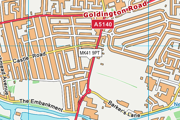 MK41 9PT map - OS VectorMap District (Ordnance Survey) MK41 9PT map - OS VectorMap District (Ordnance Survey)
