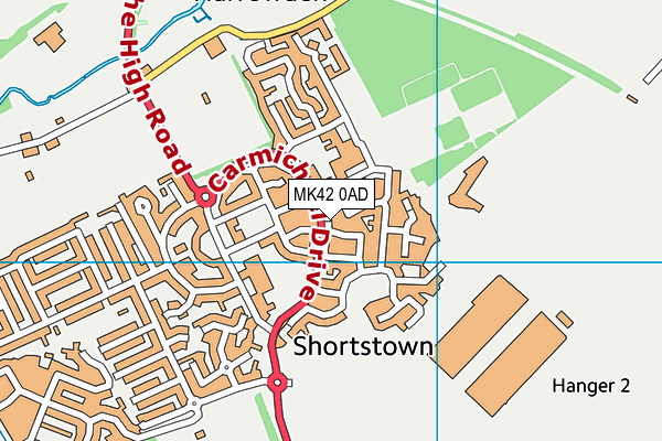 MK42 0AD map - OS VectorMap District (Ordnance Survey) MK42 0AD map - OS VectorMap District (Ordnance Survey)