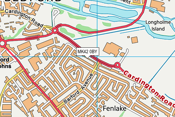 MK42 0BY map - OS VectorMap District (Ordnance Survey) MK42 0BY map - OS VectorMap District (Ordnance Survey)