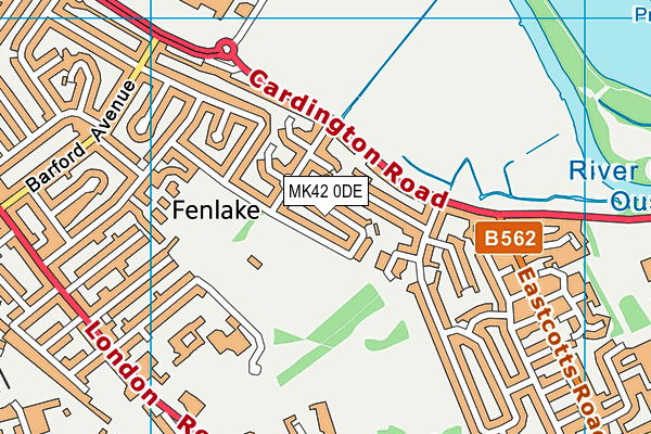 MK42 0DE map - OS VectorMap District (Ordnance Survey) MK42 0DE map - OS VectorMap District (Ordnance Survey)