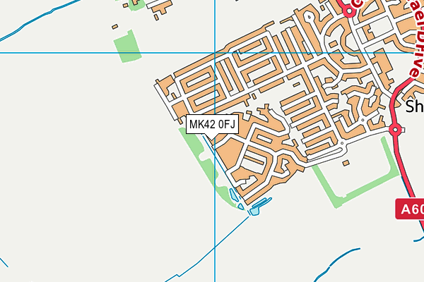 MK42 0FJ map - OS VectorMap District (Ordnance Survey) MK42 0FJ map - OS VectorMap District (Ordnance Survey)