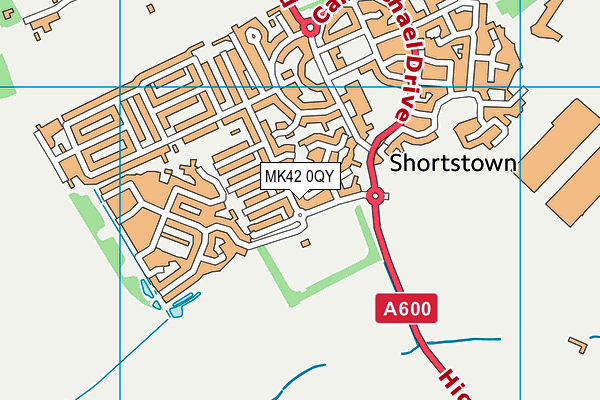 MK42 0QY map - OS VectorMap District (Ordnance Survey) MK42 0QY map - OS VectorMap District (Ordnance Survey)