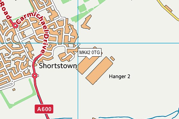 MK42 0TG map - OS VectorMap District (Ordnance Survey) MK42 0TG map - OS VectorMap District (Ordnance Survey)