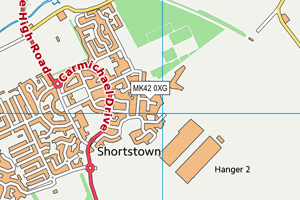 MK42 0XG map - OS VectorMap District (Ordnance Survey) MK42 0XG map - OS VectorMap District (Ordnance Survey)