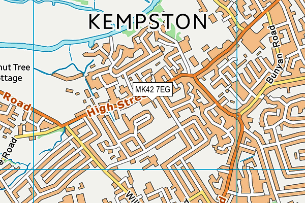 MK42 7EG map - OS VectorMap District (Ordnance Survey) MK42 7EG map - OS VectorMap District (Ordnance Survey)