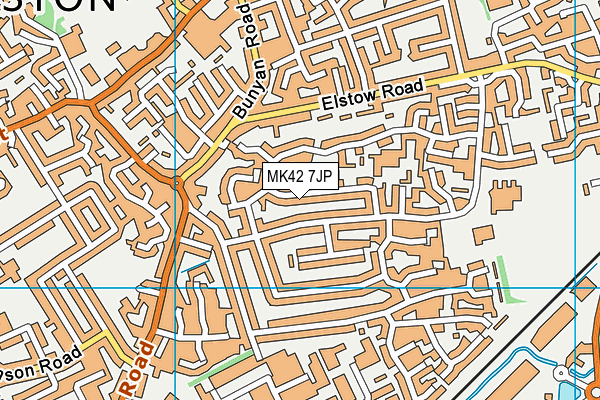 MK42 7JP map - OS VectorMap District (Ordnance Survey) MK42 7JP map - OS VectorMap District (Ordnance Survey)