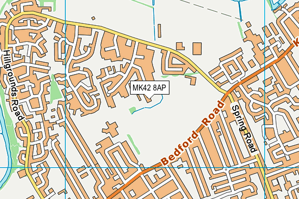 MK42 8AP map - OS VectorMap District (Ordnance Survey) MK42 8AP map - OS VectorMap District (Ordnance Survey)