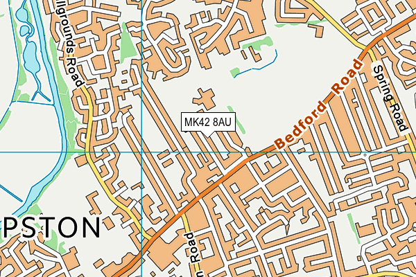 MK42 8AU map - OS VectorMap District (Ordnance Survey) MK42 8AU map - OS VectorMap District (Ordnance Survey)