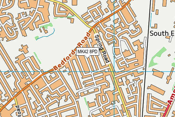 MK42 8PD map - OS VectorMap District (Ordnance Survey) MK42 8PD map - OS VectorMap District (Ordnance Survey)