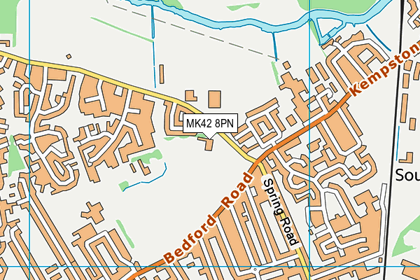 MK42 8PN map - OS VectorMap District (Ordnance Survey) MK42 8PN map - OS VectorMap District (Ordnance Survey)