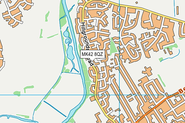 MK42 8QZ map - OS VectorMap District (Ordnance Survey) MK42 8QZ map - OS VectorMap District (Ordnance Survey)
