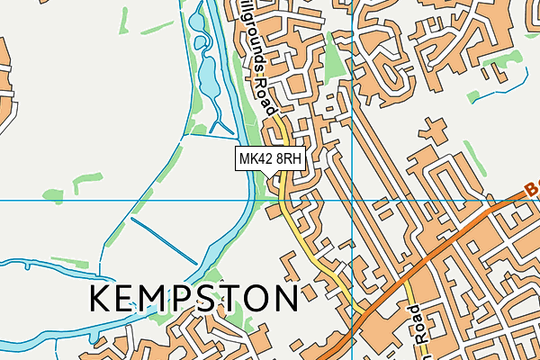 MK42 8RH map - OS VectorMap District (Ordnance Survey) MK42 8RH map - OS VectorMap District (Ordnance Survey)