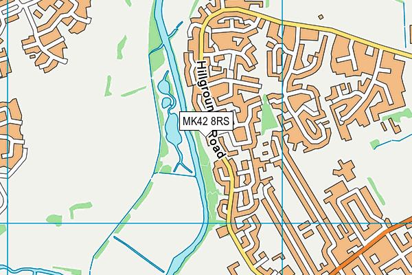 MK42 8RS map - OS VectorMap District (Ordnance Survey) MK42 8RS map - OS VectorMap District (Ordnance Survey)