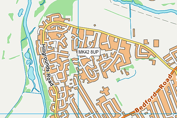 MK42 8UP map - OS VectorMap District (Ordnance Survey) MK42 8UP map - OS VectorMap District (Ordnance Survey)
