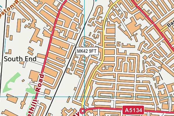 MK42 9FT map - OS VectorMap District (Ordnance Survey) MK42 9FT map - OS VectorMap District (Ordnance Survey)