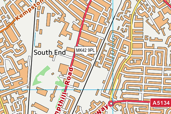 MK42 9PL map - OS VectorMap District (Ordnance Survey) MK42 9PL map - OS VectorMap District (Ordnance Survey)