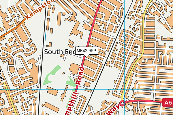 MK42 9PP map - OS VectorMap District (Ordnance Survey) MK42 9PP map - OS VectorMap District (Ordnance Survey)