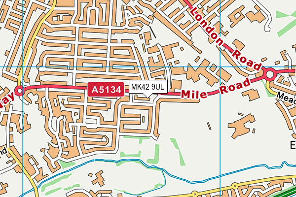MK42 9UL map - OS VectorMap District (Ordnance Survey) MK42 9UL map - OS VectorMap District (Ordnance Survey)