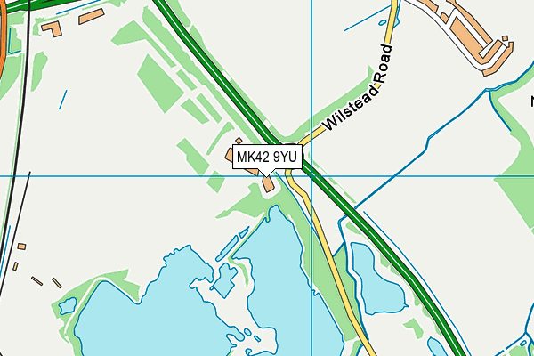MK42 9YU map - OS VectorMap District (Ordnance Survey) MK42 9YU map - OS VectorMap District (Ordnance Survey)