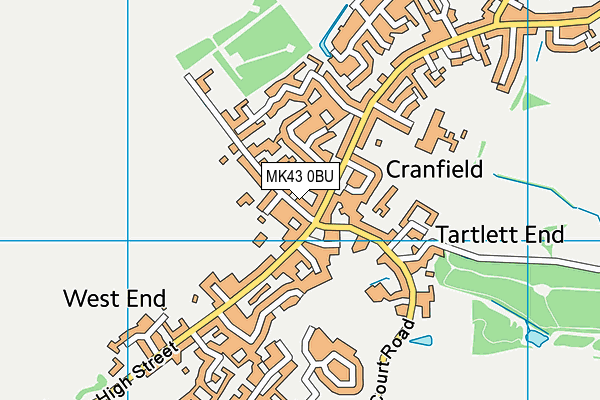 MK43 0BU map - OS VectorMap District (Ordnance Survey) MK43 0BU map - OS VectorMap District (Ordnance Survey)