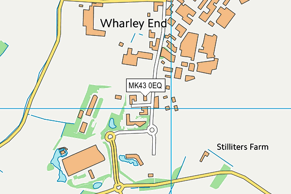 MK43 0EQ map - OS VectorMap District (Ordnance Survey) MK43 0EQ map - OS VectorMap District (Ordnance Survey)