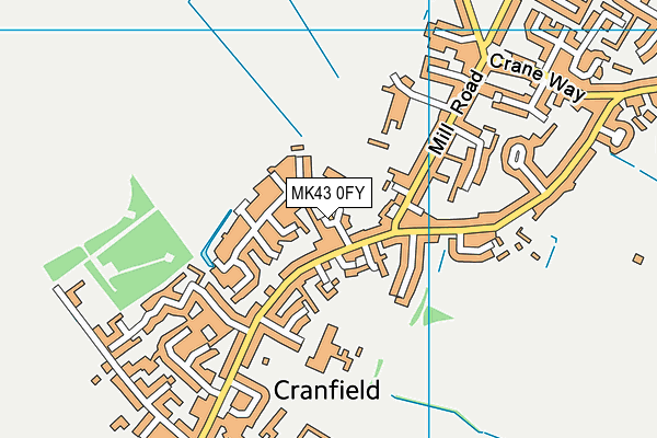 MK43 0FY map - OS VectorMap District (Ordnance Survey) MK43 0FY map - OS VectorMap District (Ordnance Survey)