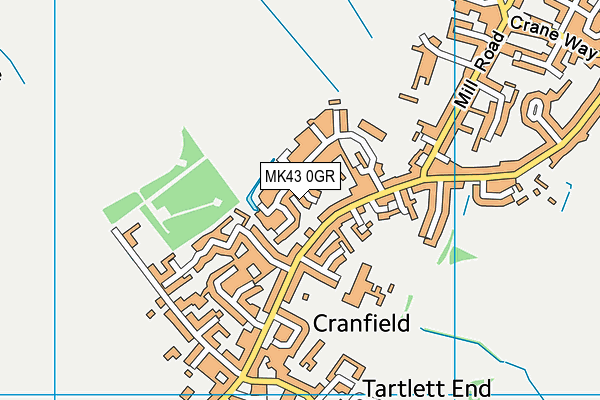 MK43 0GR map - OS VectorMap District (Ordnance Survey) MK43 0GR map - OS VectorMap District (Ordnance Survey)