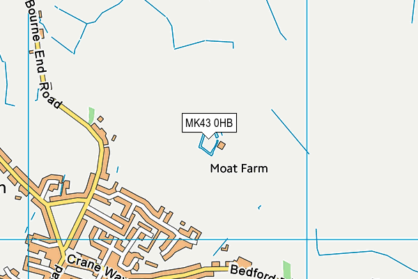 MK43 0HB map - OS VectorMap District (Ordnance Survey) MK43 0HB map - OS VectorMap District (Ordnance Survey)